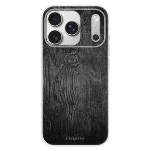 Silikonové pouzdro iSaprio - Black Wood 13 - iPhone 17 Pro obraz