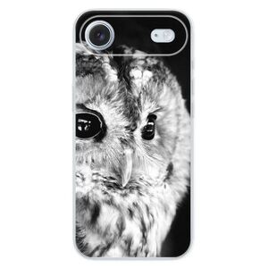 Silikonové pouzdro iSaprio - BW Owl - iPhone 17 Air obraz
