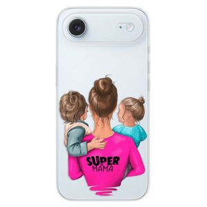 Silikonové pouzdro iSaprio - Super Mama - Boy and Girl - iPhone 17 Air obraz