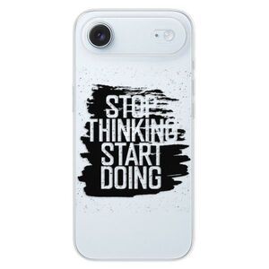 Silikonové pouzdro iSaprio - Start Doing - black - iPhone 17 Air obraz