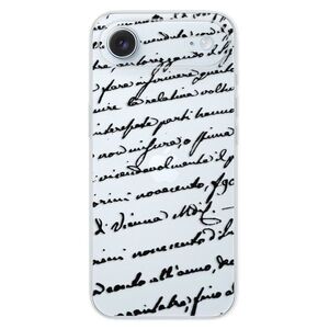 Silikonové pouzdro iSaprio - Handwriting 01 - black - iPhone 17 Air obraz