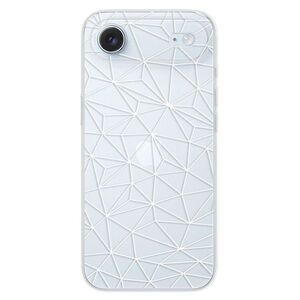 Silikonové pouzdro iSaprio - Abstract Triangles 03 - white - iPhone 17 Air obraz