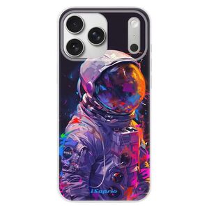 Silikonové pouzdro iSaprio - Neon Astronaut - iPhone 17 Pro Max obraz