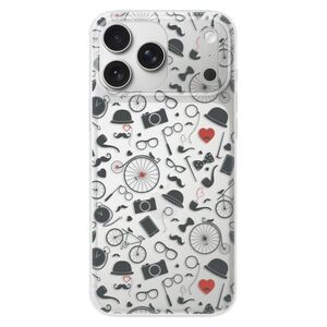 Silikonové pouzdro iSaprio - Vintage Pattern 01 - black - iPhone 17 Pro Max obraz