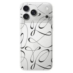 Silikonové pouzdro iSaprio - Fancy - black - iPhone 17 Pro Max obraz