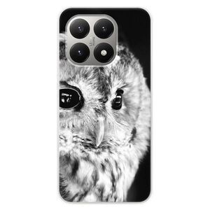 Silikonové pouzdro iSaprio - BW Owl - Xiaomi 15T obraz