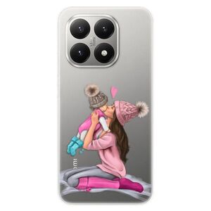 Silikonové pouzdro iSaprio - Kissing Mom - Brunette and Girl - Xiaomi 15T obraz