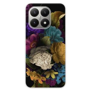 Silikonové pouzdro iSaprio - Dark Flowers - Xiaomi 15T obraz