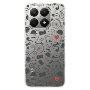 Silikonové pouzdro iSaprio - Vintage Pattern 01 - black - Xiaomi 15T obraz