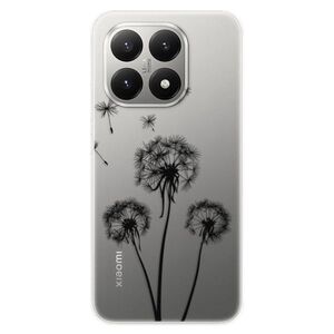 Silikonové pouzdro iSaprio - Three Dandelions - black - Xiaomi 15T obraz