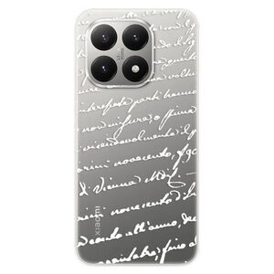 Silikonové pouzdro iSaprio - Handwriting 01 - white - Xiaomi 15T obraz