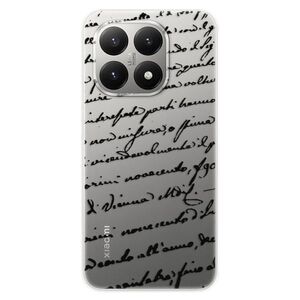 Silikonové pouzdro iSaprio - Handwriting 01 - black - Xiaomi 15T obraz