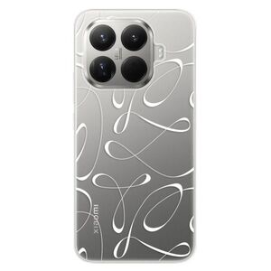 Silikonové pouzdro iSaprio - Fancy - white - Xiaomi 15T Pro obraz