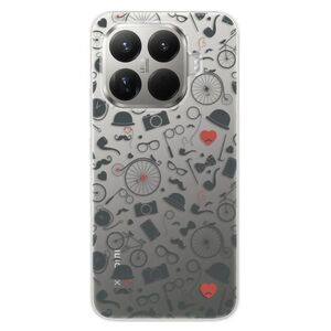Silikonové pouzdro iSaprio - Vintage Pattern 01 - black - Xiaomi 15T Pro obraz