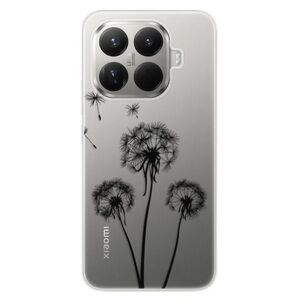 Silikonové pouzdro iSaprio - Three Dandelions - black - Xiaomi 15T Pro obraz