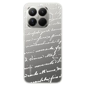 Silikonové pouzdro iSaprio - Handwriting 01 - white - Xiaomi 15T Pro obraz