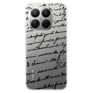 Silikonové pouzdro iSaprio - Handwriting 01 - black - Xiaomi 15T Pro obraz