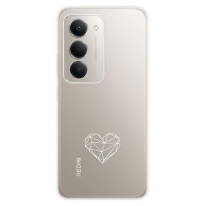 Silikonové pouzdro iSaprio - čiré - Digital Love - Xiaomi Redmi 15 obraz