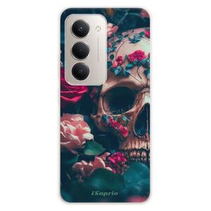 Silikonové pouzdro iSaprio - Skull in Roses - Xiaomi Redmi 15 obraz