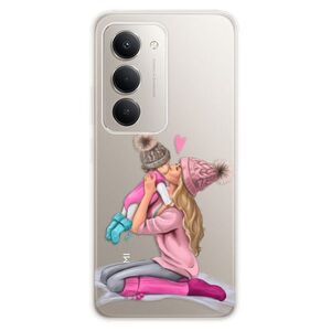 Silikonové pouzdro iSaprio - Kissing Mom - Blond and Girl - Xiaomi Redmi 15 obraz
