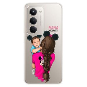 Silikonové pouzdro iSaprio - Mama Mouse Brunette and Boy - Xiaomi Redmi 15 obraz