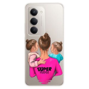 Silikonové pouzdro iSaprio - Super Mama - Two Girls - Xiaomi Redmi 15 obraz