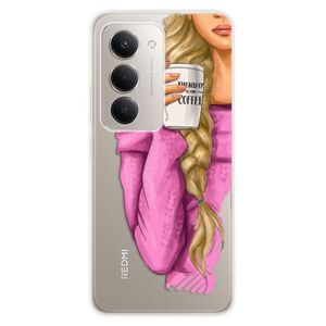 Silikonové pouzdro iSaprio - My Coffe and Blond Girl - Xiaomi Redmi 15 obraz
