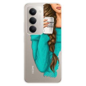 Silikonové pouzdro iSaprio - My Coffe and Brunette Girl - Xiaomi Redmi 15 obraz