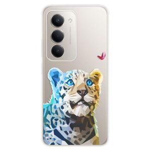 Silikonové pouzdro iSaprio - Leopard With Butterfly - Xiaomi Redmi 15 obraz