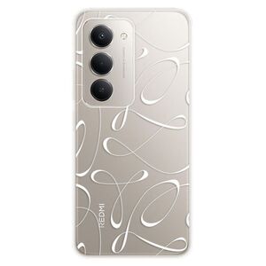 Silikonové pouzdro iSaprio - Fancy - white - Xiaomi Redmi 15 obraz