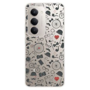 Silikonové pouzdro iSaprio - Vintage Pattern 01 - black - Xiaomi Redmi 15 obraz