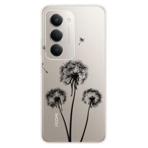 Silikonové pouzdro iSaprio - Three Dandelions - black - Xiaomi Redmi 15 obraz