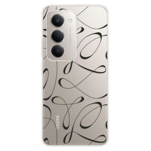 Silikonové pouzdro iSaprio - Fancy - black - Xiaomi Redmi 15 obraz