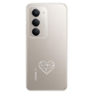 Silikonové pouzdro iSaprio - čiré - Digital Love - Xiaomi Redmi 15 5G obraz