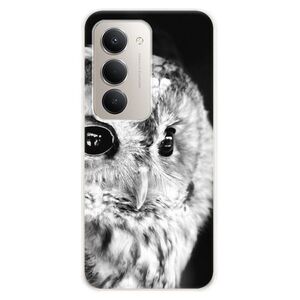 Silikonové pouzdro iSaprio - BW Owl - Xiaomi Redmi 15 5G obraz
