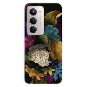 Silikonové pouzdro iSaprio - Dark Flowers - Xiaomi Redmi 15 5G obraz