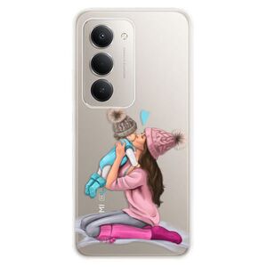 Silikonové pouzdro iSaprio - Kissing Mom - Brunette and Boy - Xiaomi Redmi 15 5G obraz
