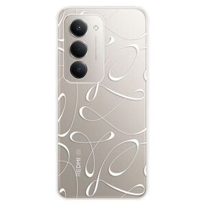 Silikonové pouzdro iSaprio - Fancy - white - Xiaomi Redmi 15 5G obraz