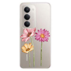 Silikonové pouzdro iSaprio - Three Flowers - Xiaomi Redmi 15 5G obraz