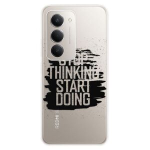 Silikonové pouzdro iSaprio - Start Doing - black - Xiaomi Redmi 15 5G obraz