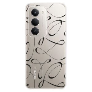 Silikonové pouzdro iSaprio - Fancy - black - Xiaomi Redmi 15 5G obraz