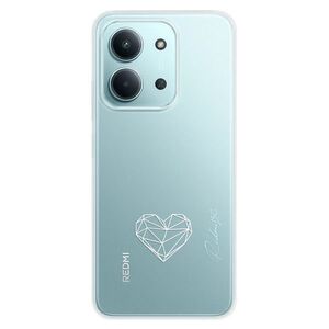 Silikonové pouzdro iSaprio - čiré - Digital Love - Xiaomi Redmi 15C obraz