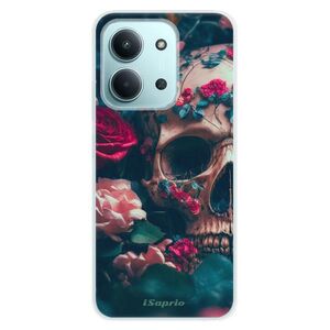 Silikonové pouzdro iSaprio - Skull in Roses - Xiaomi Redmi 15C obraz