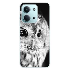 Silikonové pouzdro iSaprio - BW Owl - Xiaomi Redmi 15C obraz