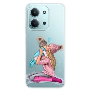 Silikonové pouzdro iSaprio - Kissing Mom - Blond and Boy - Xiaomi Redmi 15C obraz