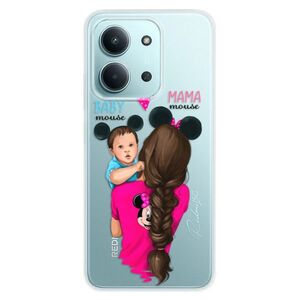 Silikonové pouzdro iSaprio - Mama Mouse Brunette and Boy - Xiaomi Redmi 15C obraz