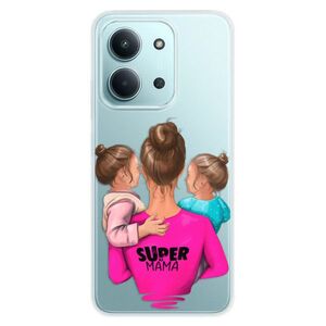 Silikonové pouzdro iSaprio - Super Mama - Two Girls - Xiaomi Redmi 15C obraz