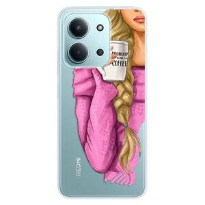 Silikonové pouzdro iSaprio - My Coffe and Blond Girl - Xiaomi Redmi 15C obraz