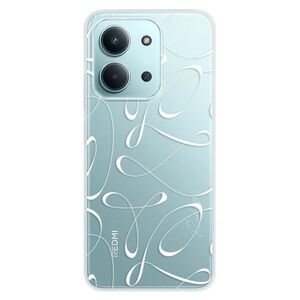 Silikonové pouzdro iSaprio - Fancy - white - Xiaomi Redmi 15C obraz
