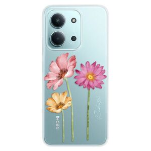 Silikonové pouzdro iSaprio - Three Flowers - Xiaomi Redmi 15C obraz